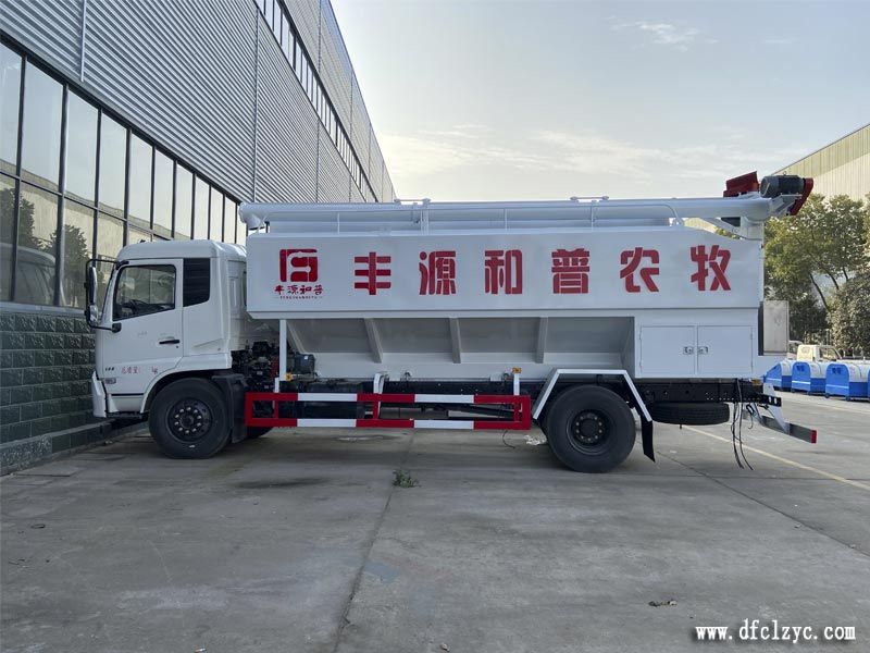 程力集團東風(fēng)天龍散裝飼料運輸車