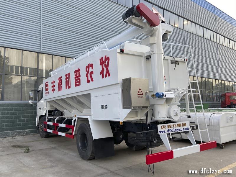 程力集團東風(fēng)天龍散裝飼料運輸車